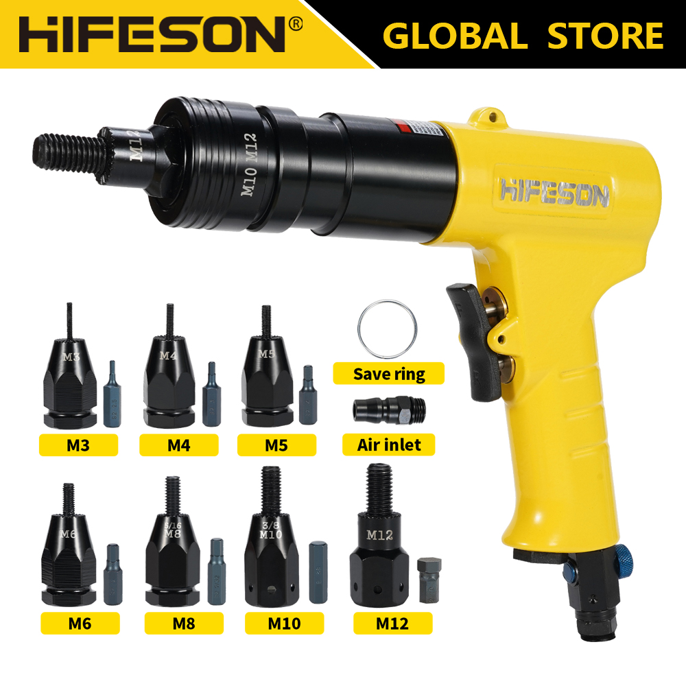 Rivet Setter Tool - Pnömatik Hava Perçin Somunu Tabancaları Ekleme