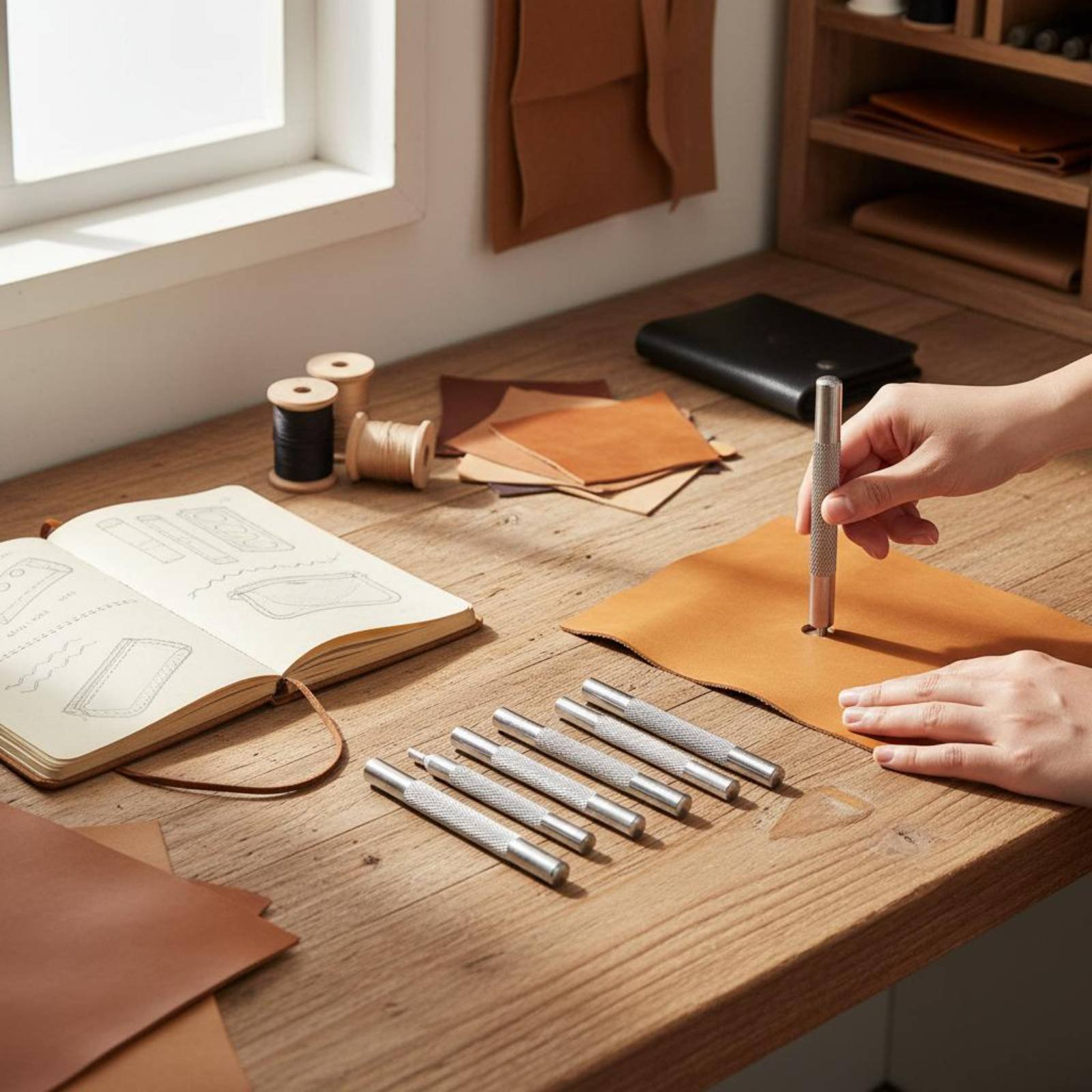 Rivet Setter Tool - 11 Parça Çıtçıt Alet Seti Uzun