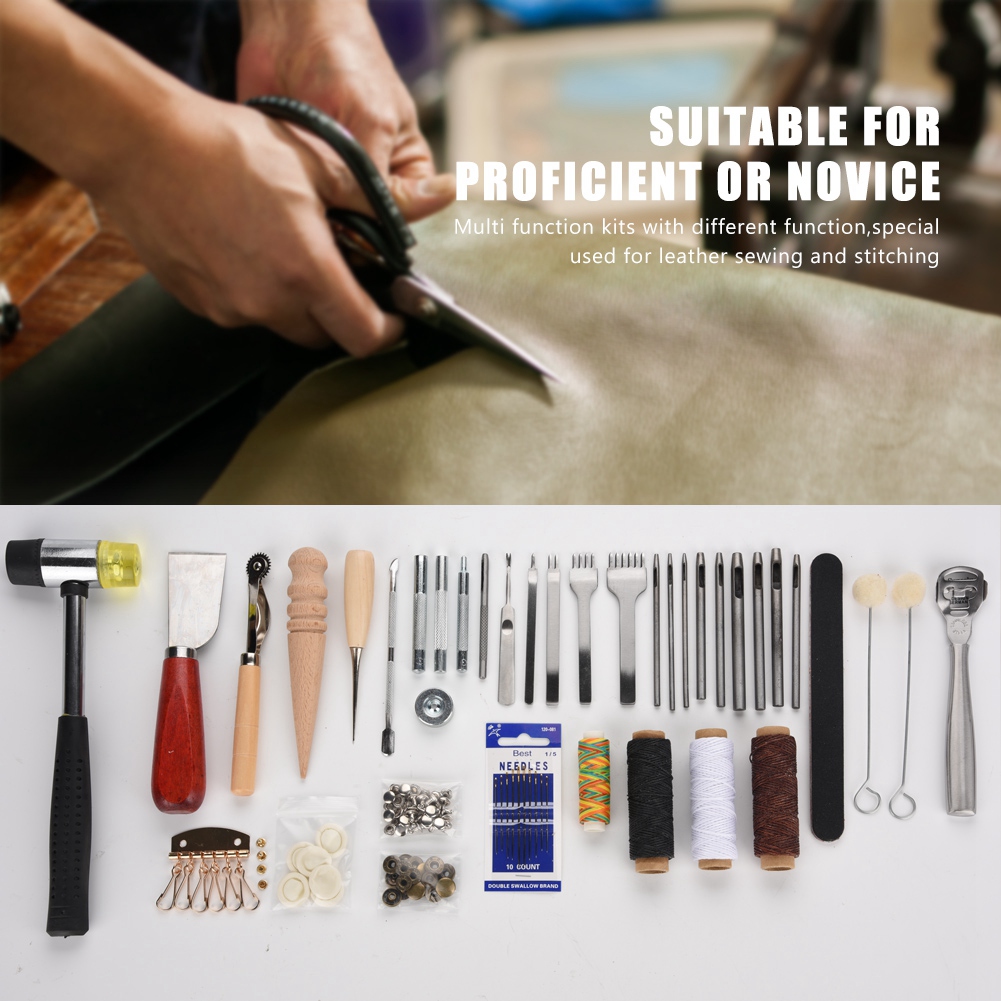 42 Parça Deri İşleme Alet Seti - Groover Stitching Tool incelemesi ve fiyatı